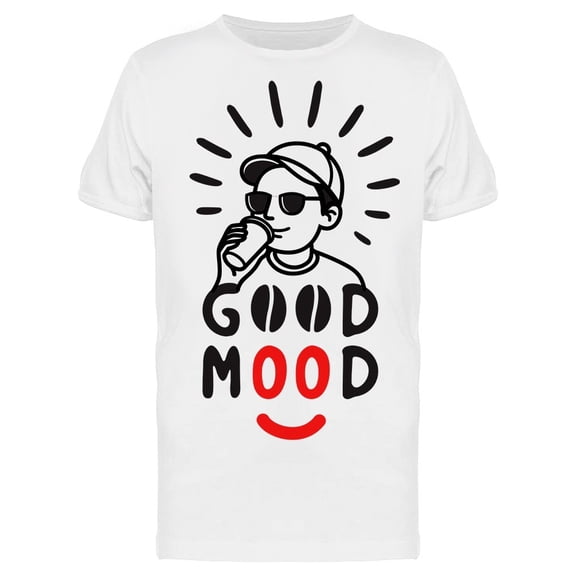 Nerd Hipster Coffee Logo Icon Tee Men's -Image by Shutterstock