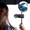 thumbnail image 3 of Mini Portable Handheld Clip-on Fan, 3-in-1 Rechargeable Mini Fan, Detachable Portable Cooling Fan, Strong Airflow Personal Fan with LED Display, 5 Speeds, for Travel & Summer Essentials, 3 of 8