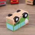 thumbnail image 4 of 12Pcs Set Wooden Baby Kid Cartoon Toy Car Early Learning Educational Traffic Toys Children Gift, 4 of 8