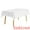 White, variant on Unique Bargains Rectangle Cotton Linen Table Cover with Tassels for Dining Table Khaki 51"x71"