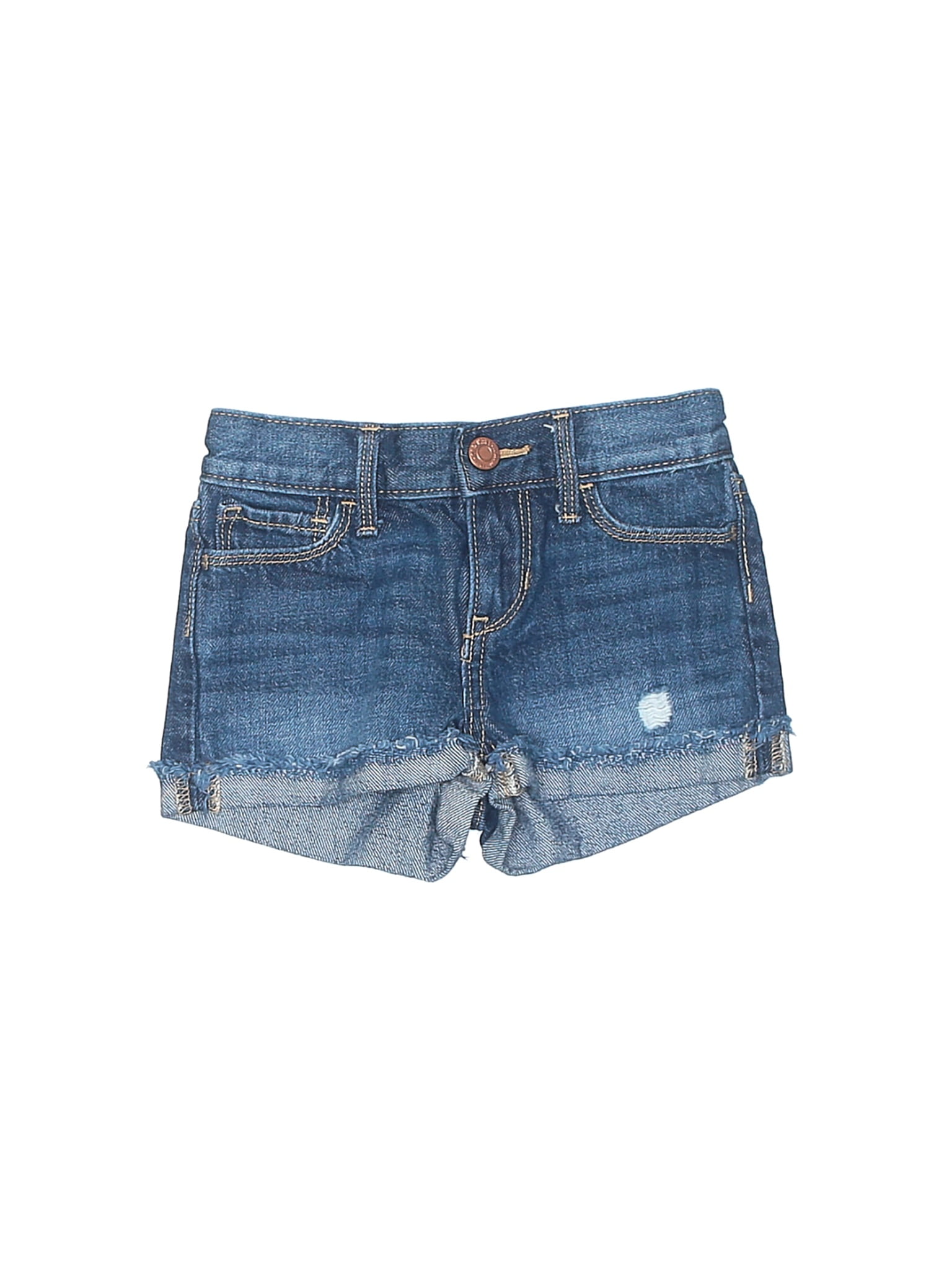 slim denim shorts