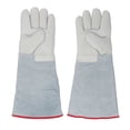 thumbnail image 2 of Guantes Criogénicos, Guantes De Nitrógeno Líquido Resistentes Al Desgaste Costuras Fuertes Resistentes A Bajas Temperaturas Para Estaciones De Llenado, 2 of 7