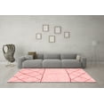 thumbnail image 3 of Ahgly Company Indoor Rectangle Solid Red Modern Area Rugs, 2' x 3', 3 of 4