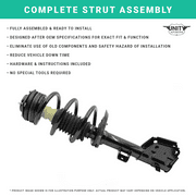 Unity Automotive Front & Rear Complete Strut Assembly Kit Fits 2002-2003 Ford Explorer, 4-11160-15060-001