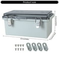 thumbnail image 5 of Yokua Junction Box Waterproof Clear Cover Indoor Outdoor Cable Distribution Box, 5 of 9