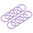 thumbnail image 1 of Unique Bargains 2.1x30mm Split Keychain Rings Flat Key Holder for Organization Purple, 30Pack, 1 of 5