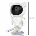 thumbnail image 3 of 1pc Astronaut Starry Sky Projector, Adjustable Nebula Night Light With Timer And Remote, Star Galaxy Night Light For Bedroom Gaming Room Home Decor, 3 of 4