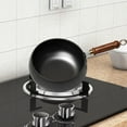 thumbnail image 4 of Cadorn Hand - Forged Uncoated Iron Wok with Glass Lid - Traditional Cookware for Stir - Fry & Simmer, 4 of 9