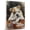 American Bulldog, variant on Treeing Walker Coonhound Dog Stretched Canvas Size 8x12 – Poker Theme Dog Art for Wall, Treeing Walker Coonhound Dog Playing Poker Wall Art, Dog Lover Canvas Decor