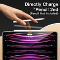 thumbnail image 4 of JETech Case for iPad Pro 12.9-Inch 2022/2021 (6th/5th Generation), Soft TPU Transparent Slim Shockproof Tablet Cover, Support Pencil 2nd Charging (Clear), 4 of 6