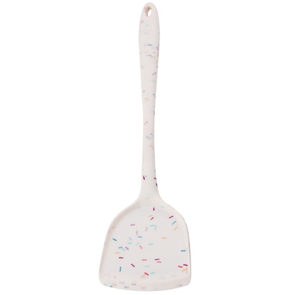 Pala de silicona antiadherente para sartén, pala de cocina con mango largo, utensilio de cocina resistente al calor