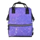thumbnail image 1 of Disketp Purple Glitter Mochila de Pañales de Gran Capacidad con Múltiples Bolsillos, Mochila de Viaje Multifuncional para Bebé, Unisex, Moderna y Resistente, 1 of 6