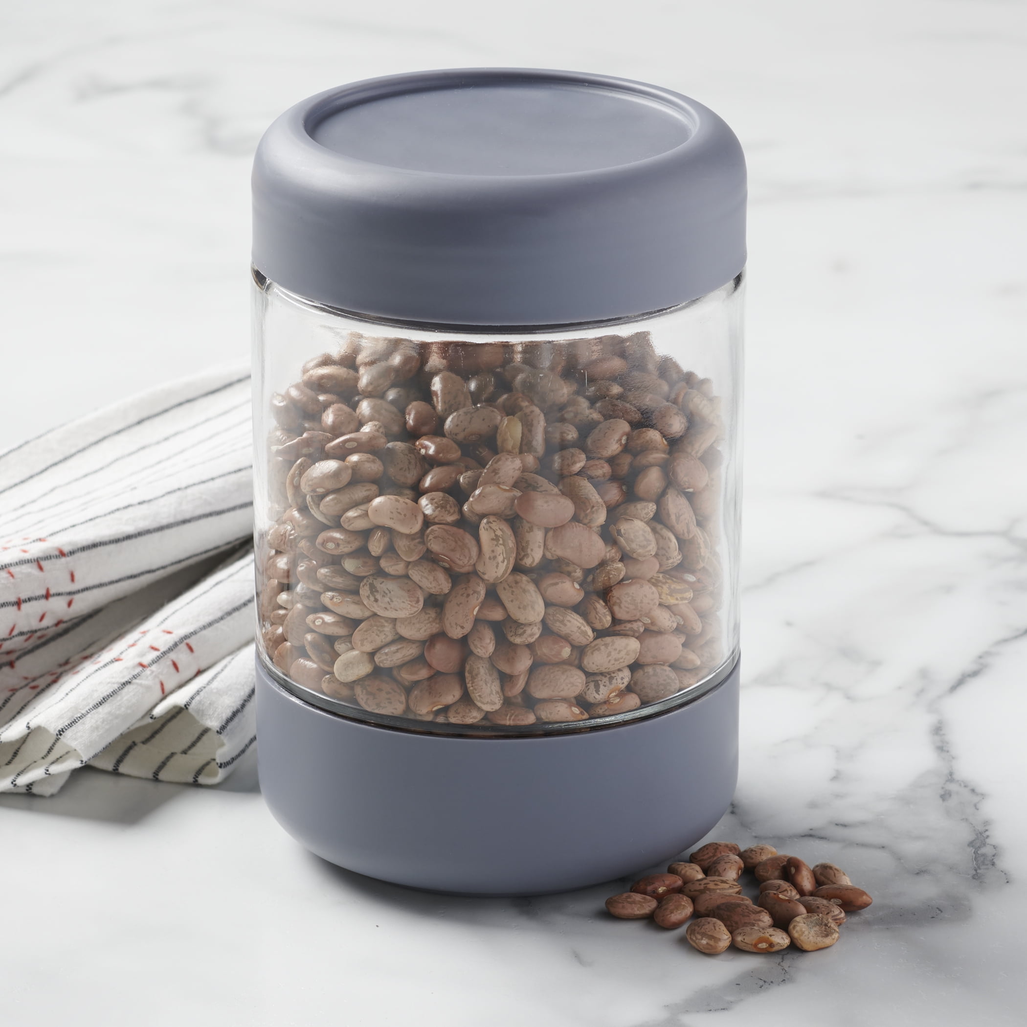 Anchor Hocking SecureLock Revolution Clear Glass Canister Set, 5 Piece Set