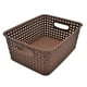 thumbnail image 4 of Set de 4 cajas Organizadoras IPP rattan Plástico café, 4 of 7