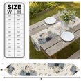 thumbnail image 3 of Navy Blue Pumpkin Fall Table Runner Linen Burlap Table Runner 70 Inches Long Rustic Autumn Harvest Thanksgiving Dresser Scarves for Kitchen Island Coffee Dining Room Party Holiday Decoration 13"x70", 3 of 8