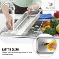 thumbnail image 4 of KFFKFF 6-Piece Hotel Pan Set 2" Steam Table Pan Full Size 20x12x2" 9 Quart Stainless Steel, 4 of 8