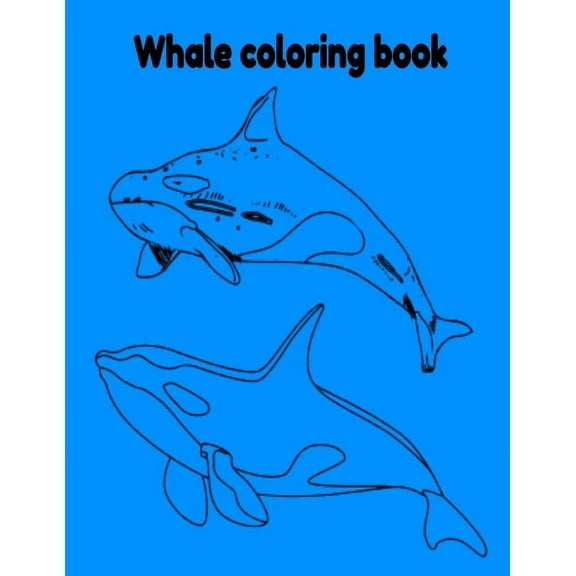 Whale coloring book (Paperback)