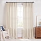 thumbnail image 1 of Cortinas Jinchan, mezcla de lino, color beige, 27 x 152 cm, extra largas, 2 paneles, 1 of 7