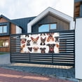 thumbnail image 4 of Pofeuu Happy Dog Faces Collage Print Colorful Yard Festival Banner Sign Party Outdoor & Indoor Party Decoration Banne Festival Yard Sign-Medium, 4 of 8