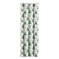 thumbnail image 2 of MYG 1PC Christmas Forest Rod-through Long Curtain Blackout Partition Curtain, 2 of 8