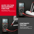 thumbnail image 3 of HABOTEST HT135D Digital Multimeter with Manual Range, 4000 Counts, AC/DC Voltage/Current, Resistance, Capacitance, Frequency, NCV, Diode, Continuity, True RMS, Auto Power Off, Black, No Battery, 3 of 7