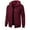 Wine, variant on hoksml Men's Hooded Full Zip Track Jacket French Terry Knit Sweatshirt with Pockets Casual Athletic Coat for Fall Winter