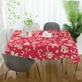 thumbnail image 5 of GZHJMY Christmas Backdrop Outdoor Tablecloth 60x120In,Rectangle Table Cover Kitchen Dinner for Outdoor and Indoor Party Holiday Hotel BBQ-Christmas742 Home Decor, 5 of 7