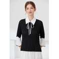 thumbnail image 4 of YEKEYI False Collar Blouse Half Shirts Detachable Fake Blouse Women Faux Shirt, 4 of 8