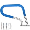 thumbnail image 1 of VEVOR Pool Rail 30x22 Pool Railing 304 Stainless Steel 250lbs Load Capacity Silver Rustproof Pool Handrail Humanized Swimming Pool Handrail with Blue Grip Cover & M8 Drill Bit & Self-Taping Screws, 1 of 9