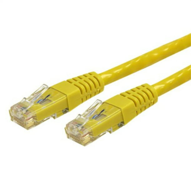 cat6 cable 50 ft yellow patch cable molded cat6 cable