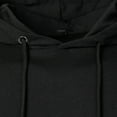 thumbnail image 7 of tklpehg Mens Hoodies Solid Color Long Sleeve Shirts Vintage Fashion Lightweight Blouses Tops Hooded Neck Drawstring Hoodie Sweatshirts Pullover (Black,S), 7 of 7
