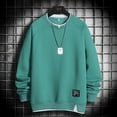 thumbnail image 2 of Ketyyh-chn99 Mens Sweatshirts Tracksuit Zipper Hoodie Coat Zip Up Sweater Green,3XL, 2 of 5