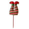 thumbnail image 2 of Dserhfy Elf Leg Christmas Tree Picks 3D Decorative Stems with Colorful Stripes Easy Insert Elf Leg Decor for Xmas Tree Wreath & Holiday Display, 2 of 8