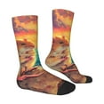 thumbnail image 4 of Yiaed Island Beach Guinea Pig Print Great elasticity Crew Socks Sports socks for Men and Women, 4 of 5