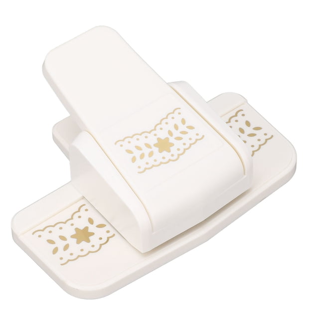 Edges Paper Punch DIY Craft Tool, Cute Multifunctional Portable Lace Embossing Punch with Unique Borders Manual Operation Light Weight and Compact for Scrapbook Photo