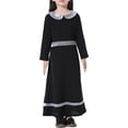 thumbnail image 5 of EnJoCho Girls Musli𝗆 Dress A Line Maxi Dresses Kids Abaya Long Sleeve Arab Dress Teen Girls Churc𝗁 Prayer Clothes Casual Long Skirt, 5 of 8