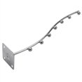 thumbnail image 2 of 10X Wall Mount Waved Waterfall Hanger Rack 7 Beads Garment Display Hooks, 2 of 8