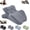 Grey, variant on Moodie Memory Foam Wedge Pillow, 27° Tilt Ergonomic Design, High-Density Support for Sleeping and Relaxation