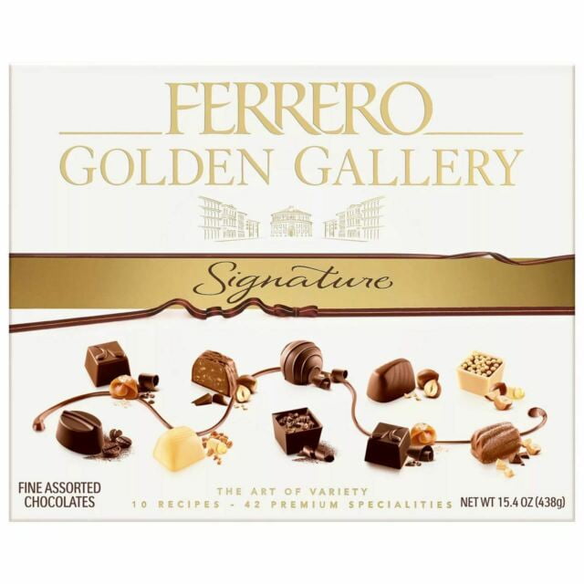 Ferrero Golden Gallery Signature Fine Assorted Chocolates 15.4 oz