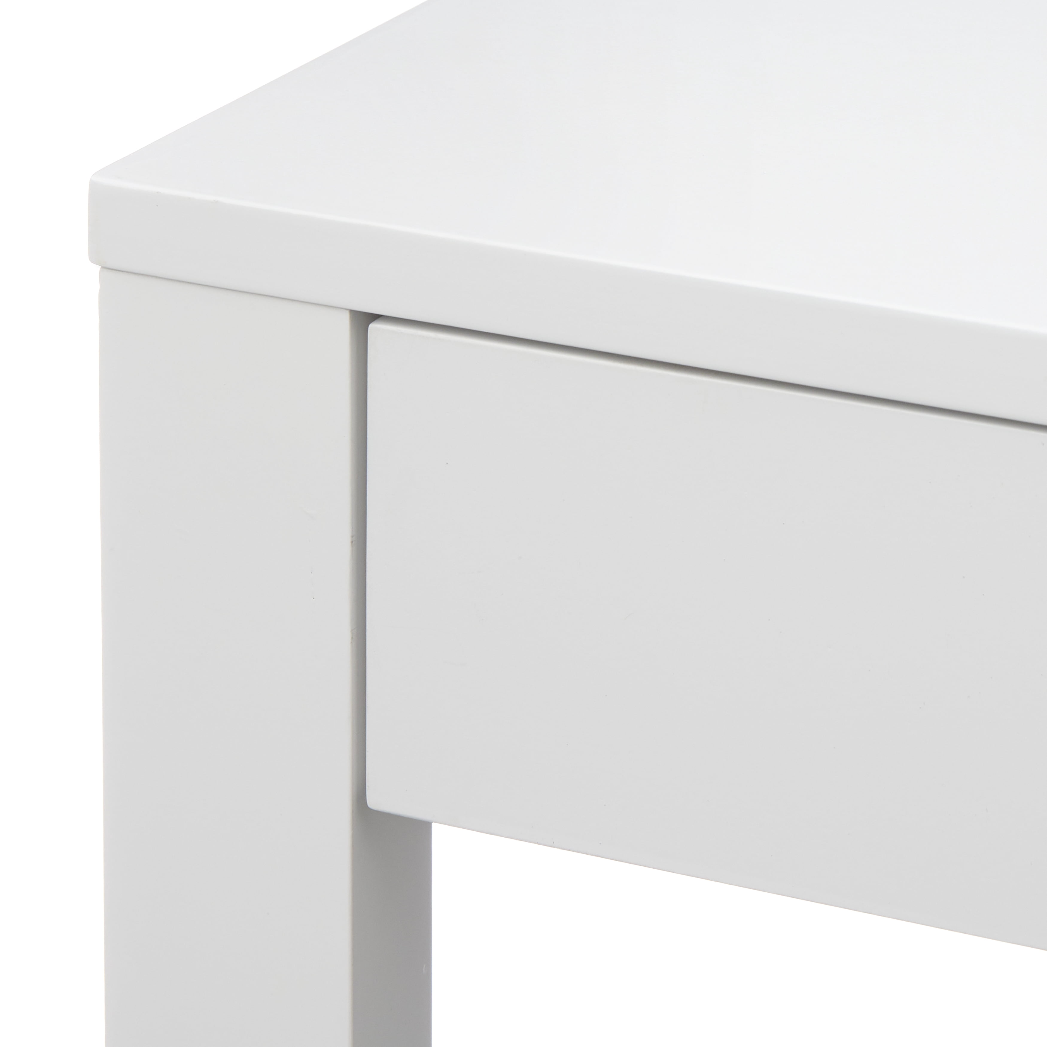 TMS Grant 2-Drawer 40" Student Writing Desk, White