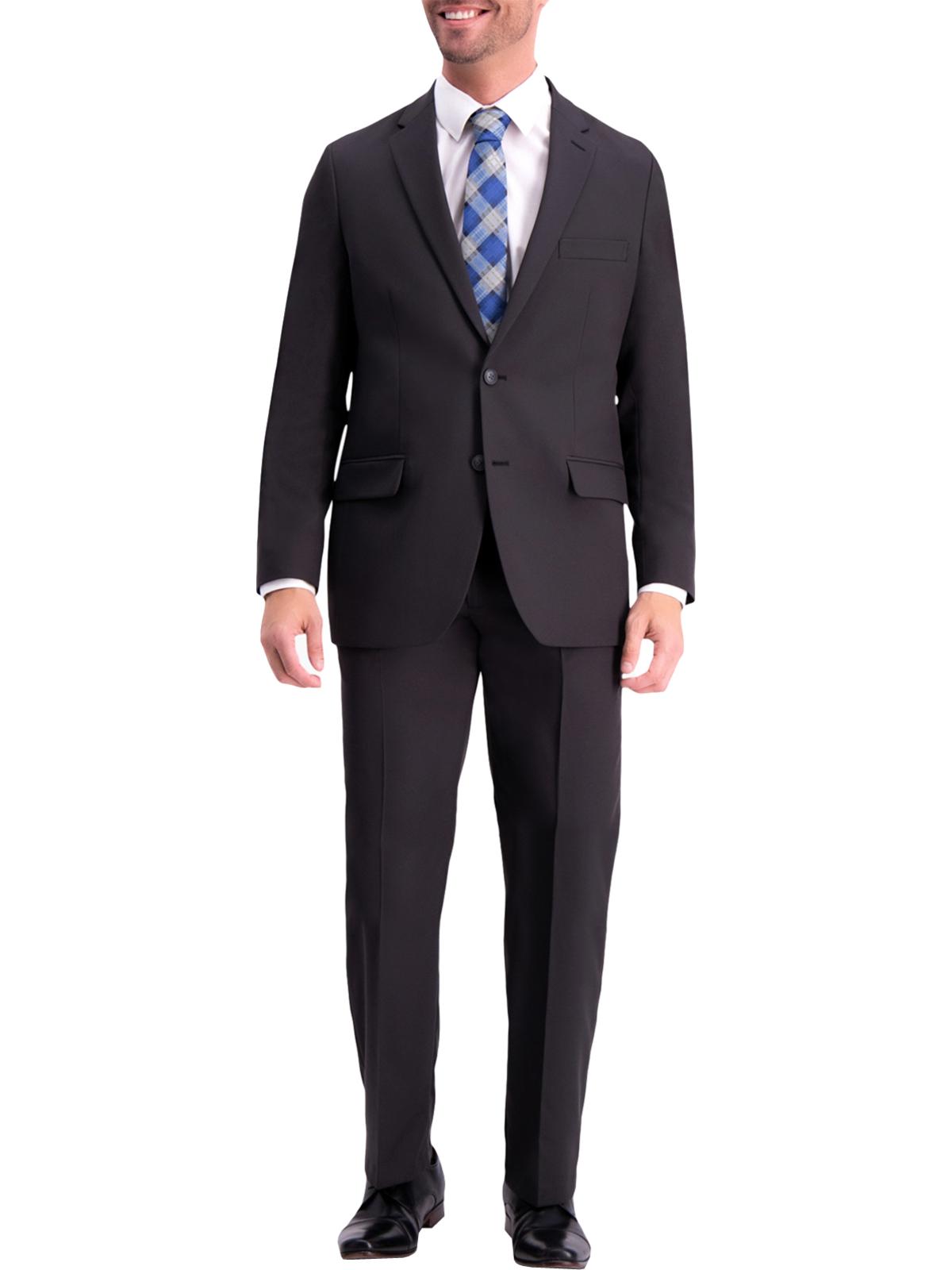 Haggar Mens Classic Fit TwoButton Suit Jacket