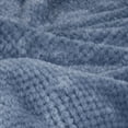 thumbnail image 2 of PiccoCasa Soft Microfiber Plush Flannel Blanket Luxury Bed Blanket, Smoked Blue Throw (50"x60"), 2 of 6