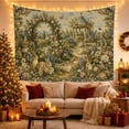 thumbnail image 3 of Rabbits Beneath a Rose-Covered Arch, Romantic Vintage Art for Cottagecore Fans, Garden Wall Art, Mother'S Day Gift, Tapestry Wall Hanging for Bedroom and Living Room, 3 of 7