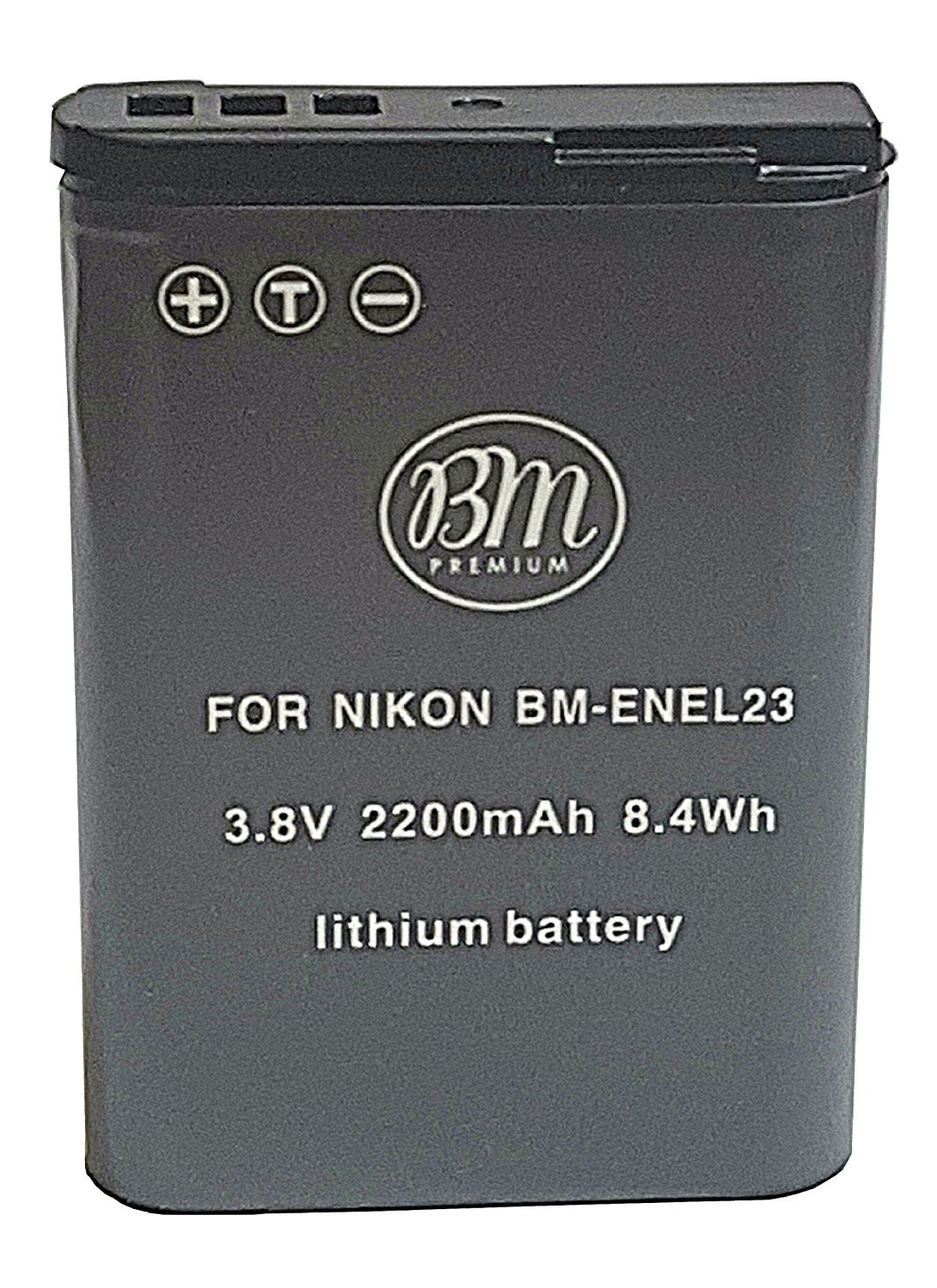 BM Premium 4-Pack EN-EL23 Batteries and Battery Charger for Nikon