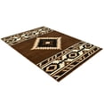 thumbnail image 2 of Allstar Rugs  Cherokee Themed Polypropylene Area Rug 5' 0" x 6' 11" - Mocha, 2 of 5