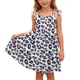 thumbnail image 2 of WAVSUF Casual Dresses for Girls Sleeveless Adjustable Strap Leopard Prints Summer Trendy Daily Dress Multicolor Size 2, 2 of 9