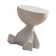 thumbnail image 5 of Mesa auxiliar con estatua, figura decorativa para sala de estar, bonita mesa de centro con espacio de almacenamiento para refrigerios, inauguración de Gris, 5 of 8