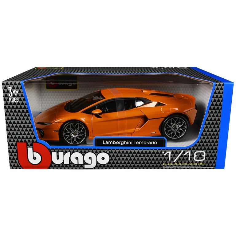 Lamborghini Temerario Orange Metallic 1/18 Die Cast Model Car by