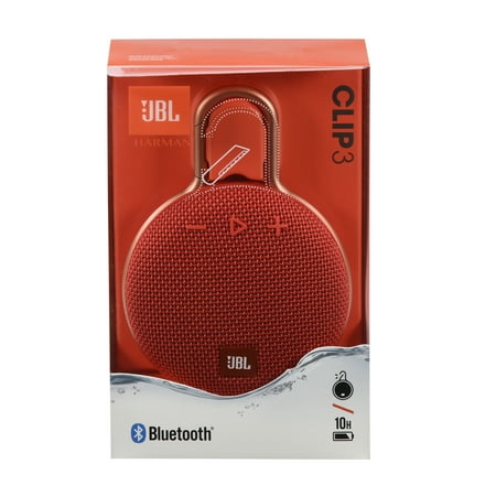 JBL Clip 3 Wireless Speaker - Red