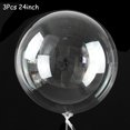 thumbnail image 1 of 1Set Led Balloon With Column Stand Luminous Transparent Bobo Balloons Stand LED String Lights Wedding Birthday Party Decoration, 1 of 7